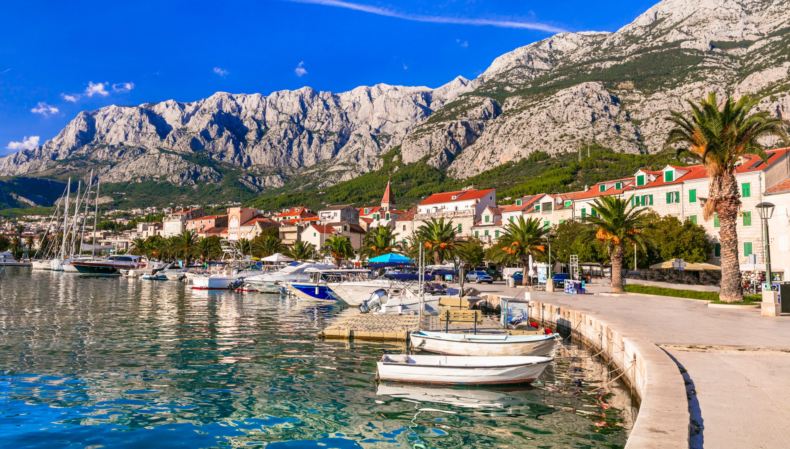 popular tourist destination in Dalmatia, Croatia